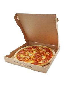 Pizzakarton Fresh & Tasty 32x32x4cm gefüllt
