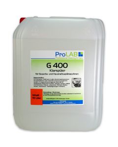 G-400 glansspoelmiddel voor spoelmachines - vloeibaar (ProLAB), 10l jerrycan