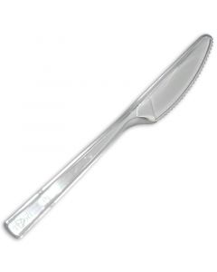 Kunststoff-Einweg-Messer "Premium Catering" Besteck - glasklar