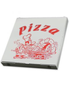 Pizzakarton - "Cuboxale", Vegetale - 28x28x3cm