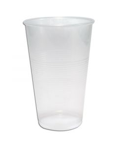 Plastikbecher, transparent klar, PP Kunststoff-Trinkbecher (Kaltgetränkebecher) -  0,3l