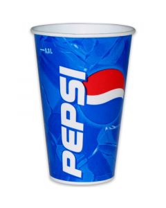 Pappbecher "Pepsi Cola" Becher - 0,3l - Ø80mm