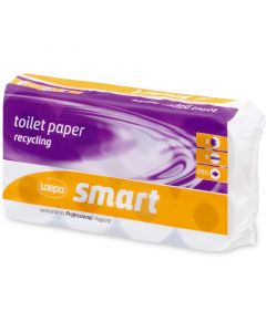 Toilettenpapier, Kleinrolle für Haushalt - Tissue, 3 lagig, hochweiß, 250 Blatt, WEPA "smart"