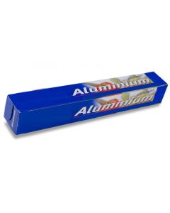 Aluminiumfolie, in der Box, 30cm / 30m Kleinrolle, Alufolie 11my für Haushalt