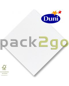 Dunilin-Servietten 40x40cm - Weiß (Airlaid-Serviette, textiler Charakter) # 230308