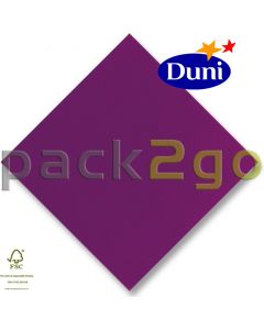 Dunilin-Servietten 40x40cm - Aubergine/Plum (Airlaid-Serviette, textiler Charakter) # 116076