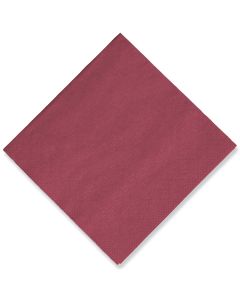 Tissue-Servietten, 24x24 1/4, 3-lagig - bordeaux - Cocktailservietten farbige