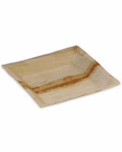 Partybord palmblad (composteerbaar palmblad servies) - 18 x 18 cm rechthoekig