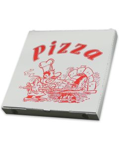 Pizzakarton - "Cuboxale", Vegetale - 30x30x3cm