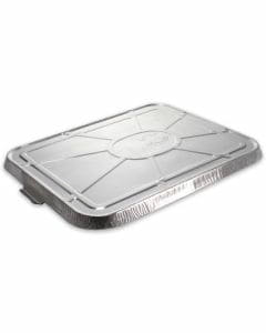 Aluminium deksel voor aluminium schalen - "Guten Appetit" - aluminium deksels voor aluminium schalen 227x177mm