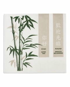 Tissue-Servietten, 40x40cm 1/4 Falz, 3-lagig, Zellstoffservietten "Ich lerne Chinesisch"