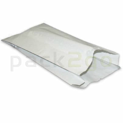 gevouwen zak 405, wit vetvrij papier, vetdicht