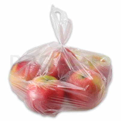 knoopzakjes voor 5 kg, ND-PE (HDPE) transparant - rol