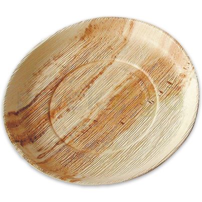 Partybord palmblad (composteerbaar palmblad servies) - barbecuebord Ø 24 cm rond