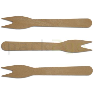houten vork (snackvorkje), patatvorkje hout, gyros- en saladevorkje, biologisch afbreekbaar