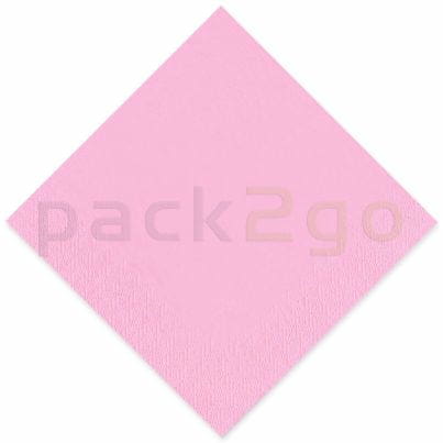 Tissue-Servietten GOURMET, 33x33 1/4 Falz, 3-lagig - rosa - Zellstoffservietten farbige