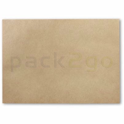 Einschlagpapier aus Pergament-Ersatz, ungebleicht, braun - 20,5x29,5cm