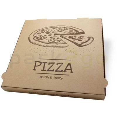 Pizzakarton Fresh & Tasty 36x36x4cm geschlossen