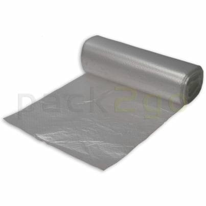 Müllbeutel HDPE (Niederdruck) ca. 25l, reißfest T8 - weiß transparent