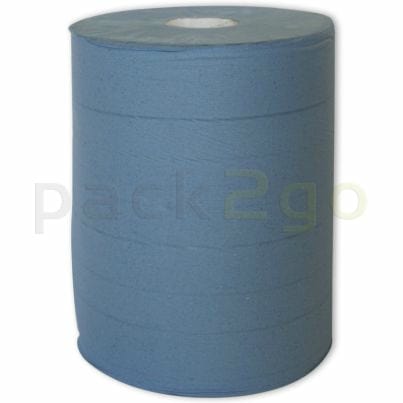 Putzrollen Profi blau 380m, Putztuchrolle 2-lagig 37x38cm