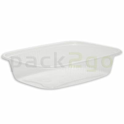 Feinkostbecher, Verpackungsbecher, PP, transparent, eckig - 125ml