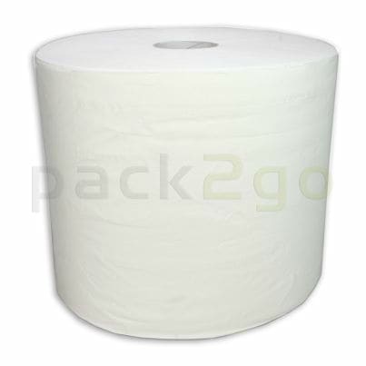 Putzrollen 2-lagig weiß, Putztuchrolle 26x34cm - 270m