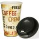 VOORDEELSET - Coffee To Go koffiebekers "Barista" - 16oz, 400ml, kartonnen bekers met zwarte deksel