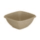 Schale aus Bagasse, quadratisch (kompostierbar), "Be Pulp" - 13x13cm, 375ml