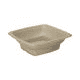 Schalen van bagasse, rechthoekig (composteerbaar), "Be Pulp" - 18x18cm, 750ml