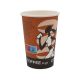 Kaffeebecher, Pappe, FSC-Zertifiziert, Coffee to go Becher "Coffee Grabbers" - 10oz, 250ml