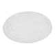 rPET-Deckel mit Antifog-Beschichtung für Salatschalen, glasklar - Ø184mm