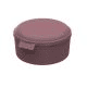 Mehrweg Menübox "ToGo" + Deckel, rund aus PP, rot - Ø15,5x8,4cm, 1100ml
