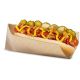 Hot-Dog Beutel aus Kraftpapier, 2-seitig offen - 8x20cm, braun
