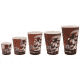 Kaffeebecher, Pappe, FSC-Zertifiziert, Coffee to go Becher "Coffee Grabbers" - 8oz, 200ml