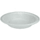 Suppenteller, hoher Antipastiteller, B3-Iso-Schale - 750ml, rund - geschäumte, weiße Einweg-Suppenterrinen