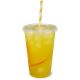 PLA clear cups, composteerbare smoothie-bekers to-go, 20oz, biologisch afbreekbaar - 0,5 l