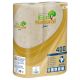 Toilettenpapier, Kleinrolle für Haushalt - Tissue, 2 lagig, umweltfreundlich 400 Blatt T4 Recycling natur