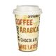 Kaffeebecher, Pappe, Coffee to go Becher "Barista" - 12oz, 300ml
