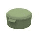 Mehrweg Menübox "ToGo" + Deckel, rund aus PP, grün - Ø15,5x8,4cm, 1100ml
