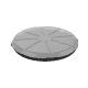 Mehrweg Pizzabox "ToGo" + Deckel, rund aus PP, schwarz/transparent - Ø35,8x4,9cm