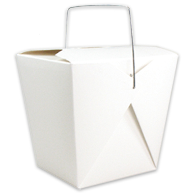 100 Faltbox mit Henkel Foldpak Asiabox Nudelbox 26 oz Reisbox Asia 230520 var 