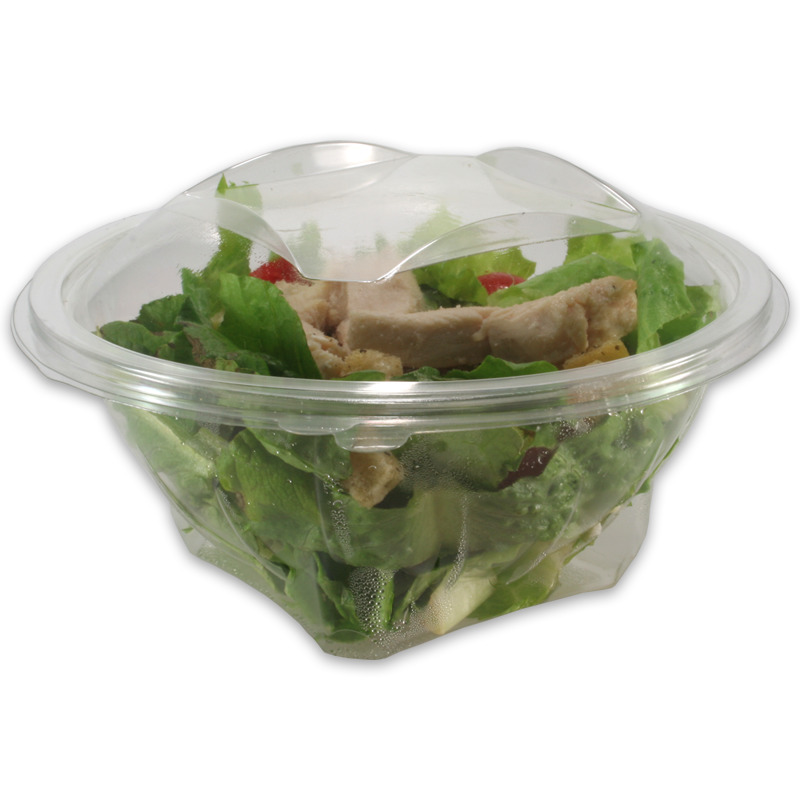 Salat 250 Stück Verpackungsbecher mit Deckel 250g Salatschalen Schalen Becher f 