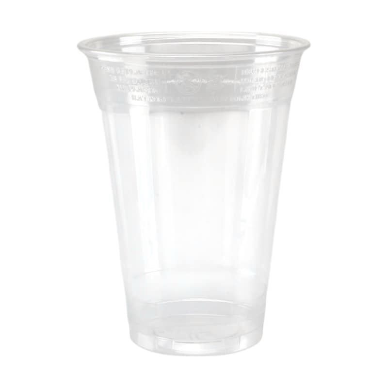 Produktbild von 100 PET-Trinkbecher – 0,4 Liter, Transparent, 95 Mm, Für Partys, Catering, Unterwegs