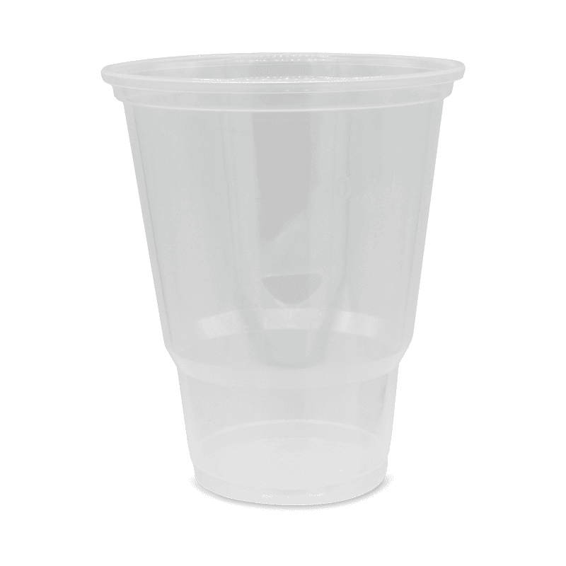 100 Trinkbecher PP Ausschankbecher Plastikbecher transparent 0,4Liter400ml 