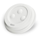 Coffee-to-go-deksel 6oz, deksel voor koffiebekers 0,15l, plastic - wit