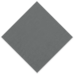 Tissue-Servietten GOURMET, 33x33 1/4 Falz, 3-lagig - grau - Zellstoffservietten farbige