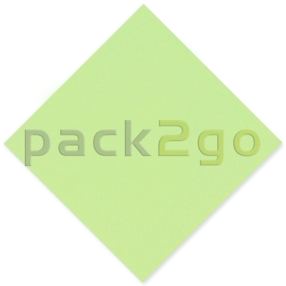 Tissue-Servietten GOURMET, 40x40 1/4 Falz, 3-lagig - limone - Zellstoffservietten farbige (hellgrün)