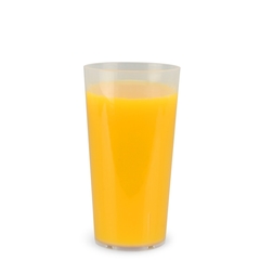 Mehrwegbecher PP transparent, leichter Mehrweg-Trinkbecher, Hartplastik - 0,3l