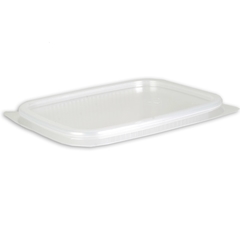 Deckel für Feinkost-/Verpackungsbecher aus PP - eckig, 108x82mm