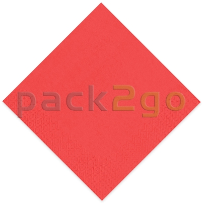 Serviette Gourmet 33x33cm rot